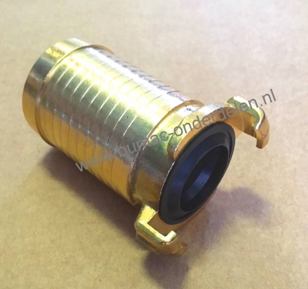 Slangkoppeling - Slangtule 1 1/2" Geka Slangpilaar Slang Aansluitstuk voor GK Koppeling, Nokafstand 40 mm Tule 1 1/2 Inch, GEKA Messing Slangpilaren, Slangtules, Slangaansluitstukken  Tuinslang, Waterslang