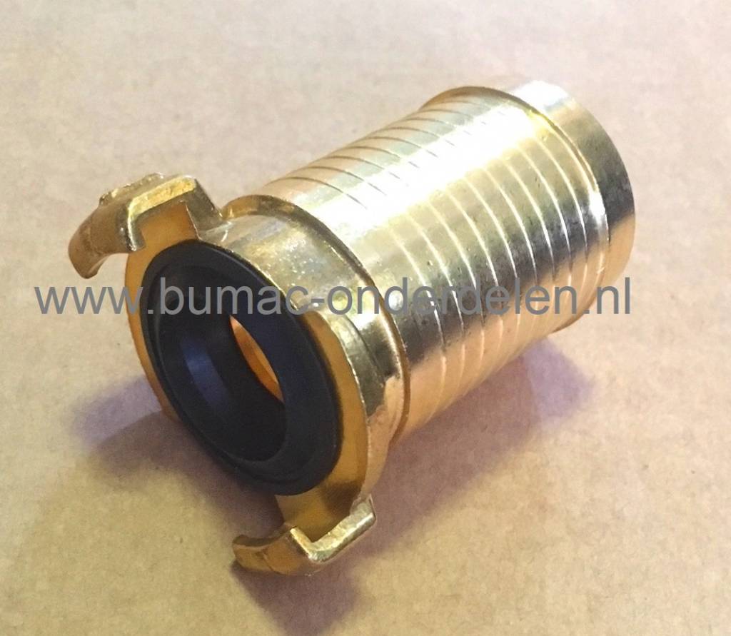 Slangkoppeling - Slangtule 1 1/2" Geka Slangpilaar Slang Aansluitstuk voor GK Koppeling, Nokafstand 40 mm Tule 1 1/2 Inch, GEKA Messing Slangpilaren, Slangtules, Slangaansluitstukken  Tuinslang, Waterslang