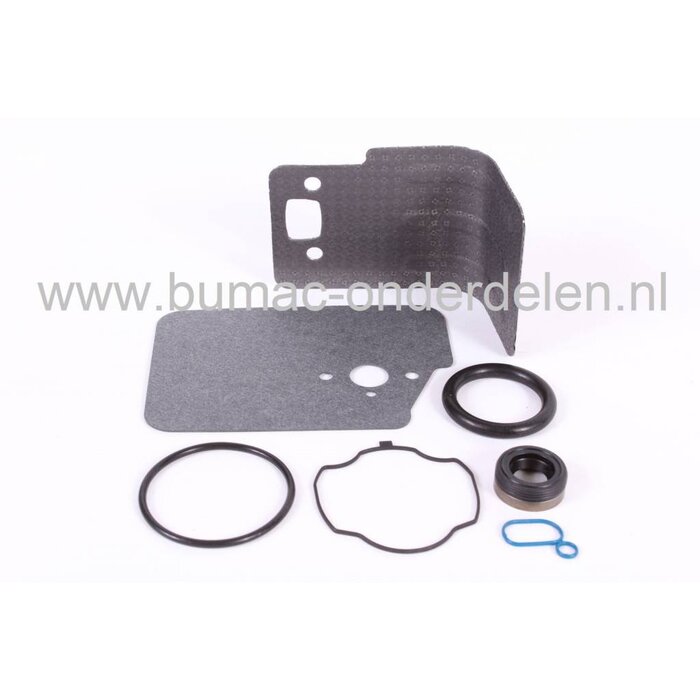 Pakkingset voor Electrolux Bladblazers, Set Dichtingen voor Flymo XLB325, McCulloch GB320, GBV325, GBV345, M320, M325, MAC GBV325, Dichtingset Husqvarna, Jonsered, Partner, Flymo, McCulloch, Afdichtingen, Pakkingen voor ELECTROLUX Bladblazers