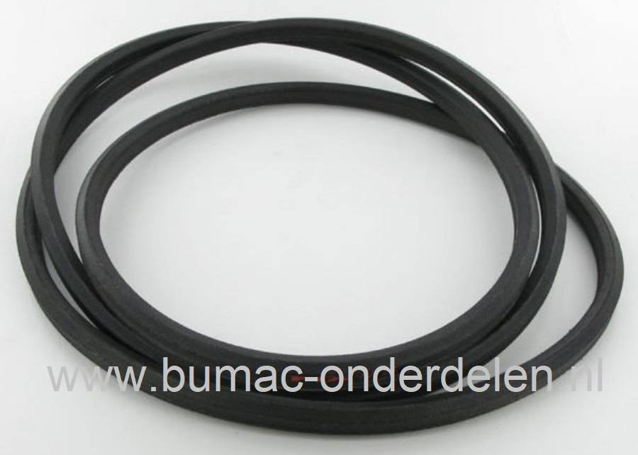 Zeskantsnaar AA105 voor AYP, Husqvarna, Partner, Countax, Flymo Wizard Zitmaaiers CT135, CTH140, REN1192, 1292RBA Snaar voor Aandrijving Messen Zitmaaier, Tuintrekker