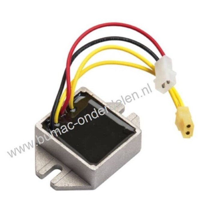 Spanningsregelaar voor Briggs and Stratton Motoren op Zitmaaiers - Frontmaaiers - Tuintrekkers en Tractoren, onderdeel