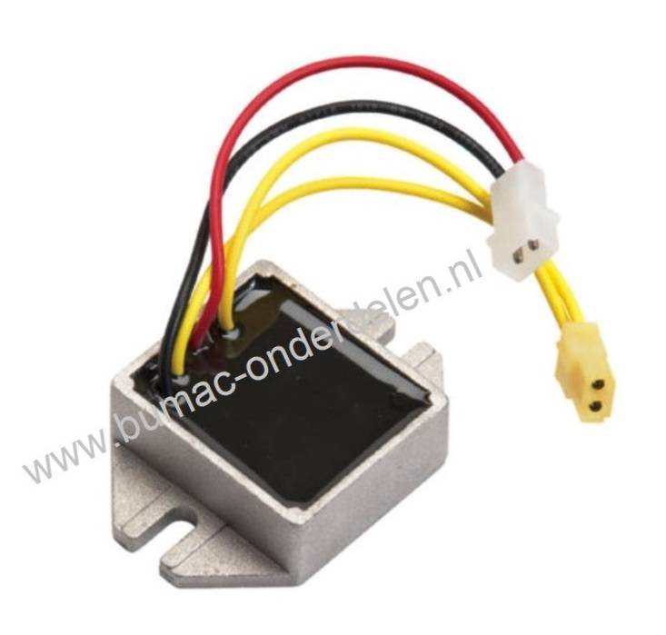 Spanningsregelaar voor Briggs and Stratton Motoren op Zitmaaiers - Frontmaaiers - Tuintrekkers en Tractoren, onderdeel