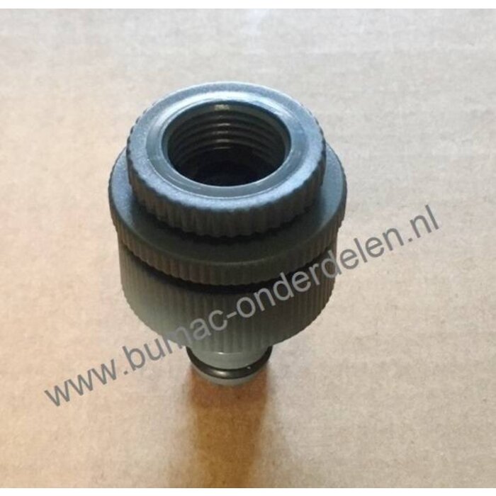 Kraanaansluiting met Binnendraad voor 1/2, 3/4 of 1 Inch Aansluiting, Kraanstuk voor Klik koppelling op Waterslang, Tuinslang