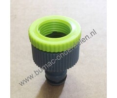 Kraanaansluiting met 1/2 of 3/4 Inch Binnendraad, Kraanstuk, Kraan Onderdeel voor Klik koppeling Tuinslang, Waterslang