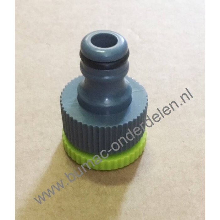 Kraanaansluiting met 1/2 of 3/4 Inch Binnendraad, Kraanstuk, Kraan Onderdeel voor Klik koppeling Tuinslang, Waterslang