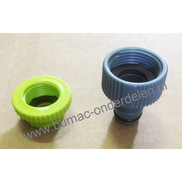 Kraanaansluiting met 1/2 of 3/4 Inch Binnendraad, Kraanstuk, Kraan Onderdeel voor Klik koppeling Tuinslang, Waterslang