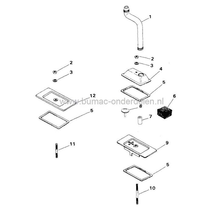Pakking Klepdeksel - Ontluchting voor Kohler M20S - 49504 Motor op Zitmaaier - Tuintrekker - Frontmaaier, Toro Groundmaster 117 - Grasshopper - Toro Wheelhorse, Dichting, 5205501S