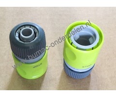 Snelkoppeling voor 1/2" Waterslang, Tuinslang, Snelkoppelingen voor Slang 12,7-13 mm, Klikkoppeling voor Waterslang, Clickkoppeling voor Sproeier, onderdeel