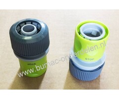 Snelkoppeling voor 3/4" Waterslang, Tuinslang, Snelkoppelingen voor Slang 19 mm, Klikkoppeling voor Waterslang, Clickkoppeling voor Sproeier