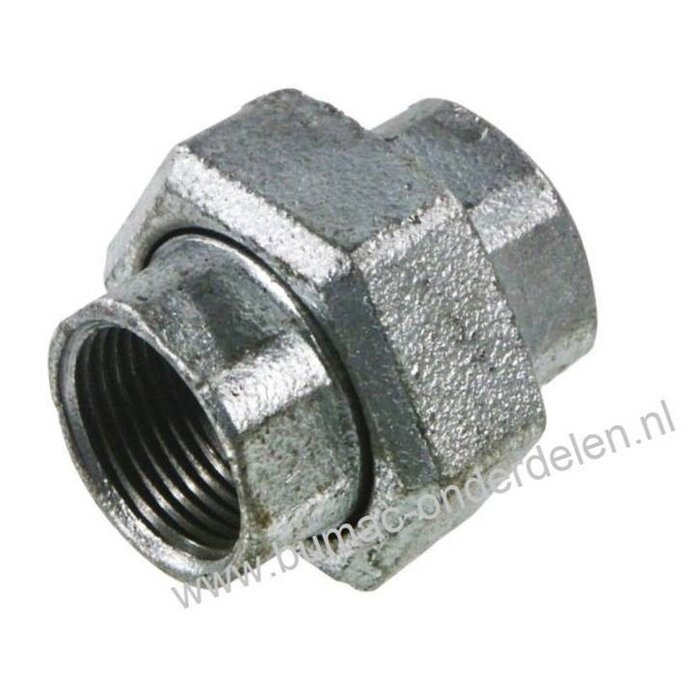 Schroefkoppeling 3/4 Inch met Conisch Afdichting Koppeling met 2 x 3/4" Binnendraad voor Aanzuigslang, Persslang, Waterpomp, Tuinpomp, Beregeninging Installatie, Hydrofoor, Motorspuit, Beregeningspomp