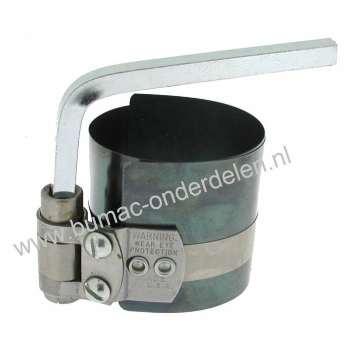 Zuigerveerspanband om eenvoudig en snel zuigerveren te spannen op een zuiger en de zuiger in de motorblok te schuiven, Zuigerverenspanner,Zuigerveerspanner,Zuigerveer Spanband