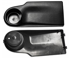 Accu Afdekplaat met Bekerhouder Kap voor AYP - Husqvarna - Lazer - Jonsered - Partner - Mc Culloch - Wizard - Yardpro, Zitmaaier - Frontmaaier - Tuintrekker, onderdelen