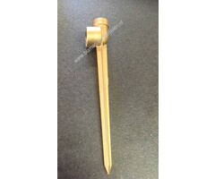 Grondpen voor Sproeier met 1/2 Inch Aansluiting Binnendraad voor Sproeier en 3/4 Inch Binnendraad Aansluiting voor Wateraanvoer