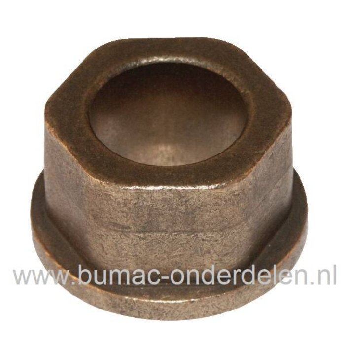 Messing Bus voor MTD, Bolens, Wolf, Cub Cadet, Etesia, White, Yardman Zitmaaiers, Frontmaaiers, Tuintrekkers, Zeskant Lager Brons voor Mtd 125/102, 160/102, Sprint 2000, Sprint 3000 Zitmaaiers, Lagerbus