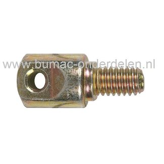 Stelbout Draad UNC Ø 8 mm voor Husqvarna, Jonsered, Partner, McCulloch, Flymo, Craftsman, Lazer, AYP, Wizard, Yardpro Zitmaaiers, Frontmaaiers, Tuintrekkers, ELECTROLUX Pen, Stelbout voor Maaidek, Tapeind