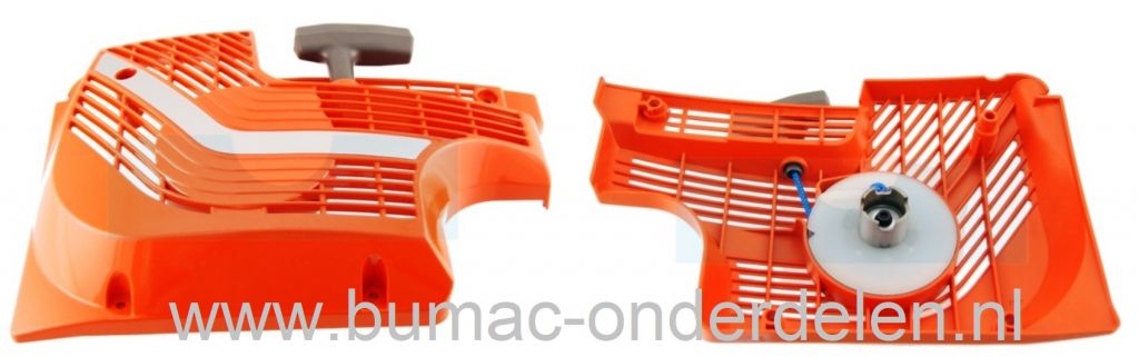 Handstarter voor Partner, Husqvarna K1250, K1260, K1270 Bandenzaag, Motorslijper, Doorslijper, Stenenslijper, Betonzaag Starter Compleet voor Partner K 1250, K 1260, K 1270 Slijpers