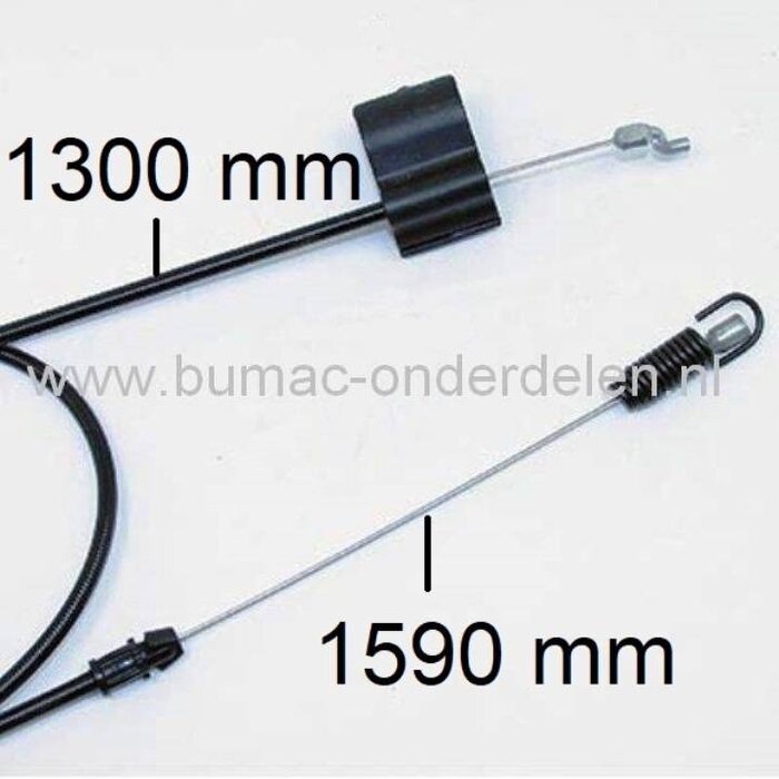 Kabel voor Aandrijving van de Wielen bij MTD en Wolf Expert 530A, Select 4200A , Select 4600A, Select 5300A Grasmaaier, Grasmachine Wolf aandrijfkabel voor Expert 530 A, Select 4200 A , Select 4600 A, Select 5300 A Maaiers