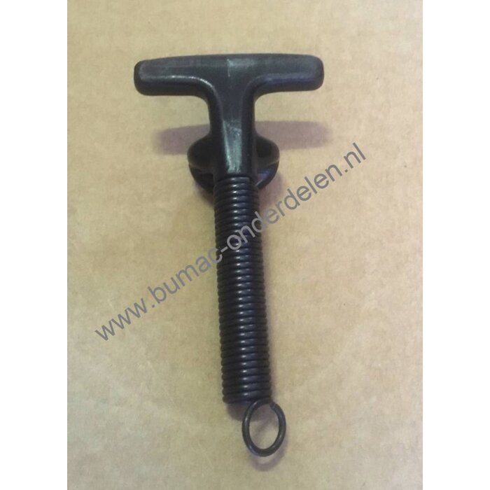 Motorkaprubber met Veer voor Zitmaaier, Frontmaaier, Tuintrekker, Tuinfrees, van MTD, Bolens, White, Gutbrod, Cub Caset, Wolf, Yardking Bevestigingsrubber