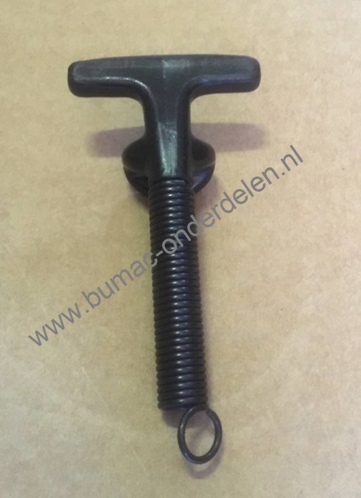 Motorkaprubber met Veer voor Zitmaaier, Frontmaaier, Tuintrekker, Tuinfrees, van MTD, Bolens, White, Gutbrod, Cub Caset, Wolf, Yardking Bevestigingsrubber