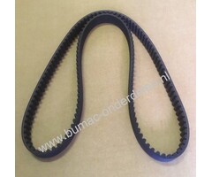 Tandriem 166 Tands voor Zitmaaiers, Frontmaaiers, Tuintrekkers, Tuinmachines, Industrie, Voertuigen, Getande Riem, Aandrijfriem Getand