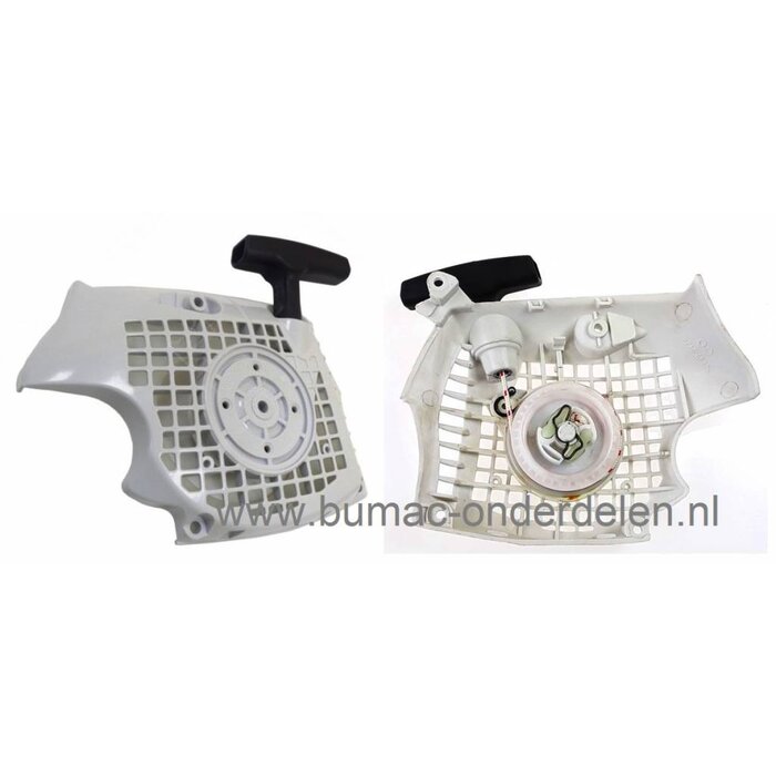 Starter voor Stihl MS171, MS181, MS211 Kettingzaag, Handstarter onder andere voor Stihl MS 171, MS 181, MS 181C, MS 211, MS 211C Motorzaag, handstarter, onderdeel