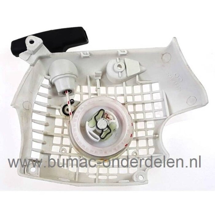 Starter voor Stihl MS171, MS181, MS211 Kettingzaag, Handstarter onder andere voor Stihl MS 171, MS 181, MS 181C, MS 211, MS 211C Motorzaag, handstarter, onderdeel