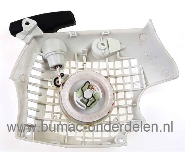Starter voor Stihl MS171, MS181, MS211 Kettingzaag, Handstarter onder andere voor Stihl MS 171, MS 181, MS 181C, MS 211, MS 211C Motorzaag, handstarter, onderdeel