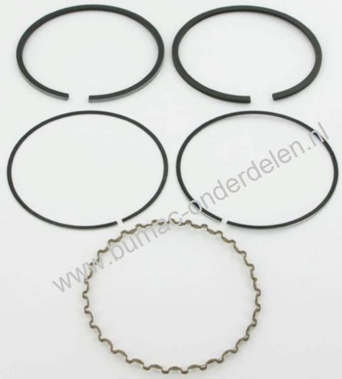 Zuigerveren voor Honda GX340 Motor, Zuigerveren set voor Zuiger Ø  82 mm Honda GX 340, GX 340K1, GX 340 K2 op Tuinfrees, Aggregaat, Genarator, Trilplaat, Houtversnipperaar, Verticuteermachine, Waterpomp, Hogedrukreiniger, Kooimaaier