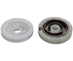 Startpoelie met Veer voor Stiga SP350 - SP350Q - SP375 - SP400 - SP400Q, Castelgarden XC35 - XC350 - XC350Q - XC40 - XC400 - XC400Q, Alpina A350 - A350Q - P352 - A400 - A400Q, Mountfield MC3514 - MC3514Q, Motorzaag, Kettingzaag, Koordpoelie met Startervee