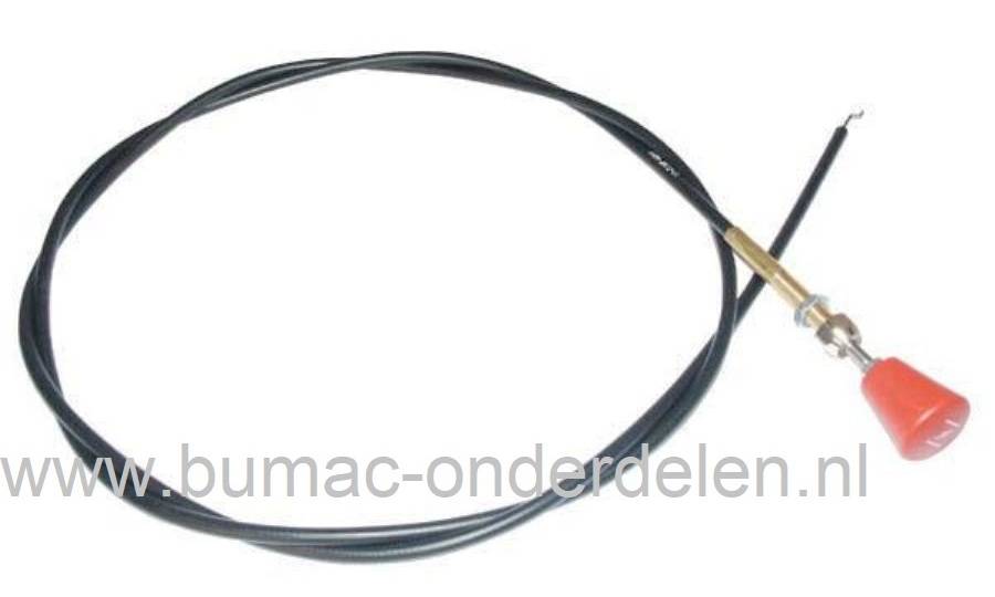 Chokekabel voor Stiga Park Pro 16 - Pro 18 - Pro 20, Frontmaaiers, Castelgarden, Mountfield, Choke Kabel, Castel Garden, Zitmaaiers, Tuintrekkers