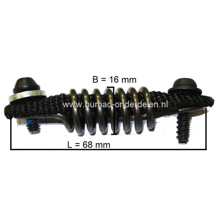 Veren Set voor Handvat van Kettingzaag, Husqvarna, Jonsered, Partner, Mcculloch, Motorzaag Trillingsdemper, Antivibratie veren set
