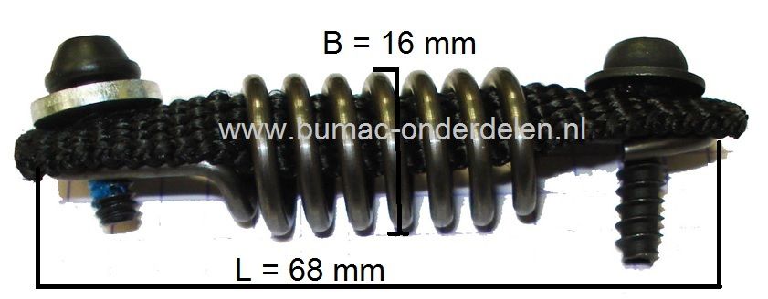 Veren Set voor Handvat van Kettingzaag, Husqvarna, Jonsered, Partner, Mcculloch, Motorzaag Trillingsdemper, Antivibratie veren set