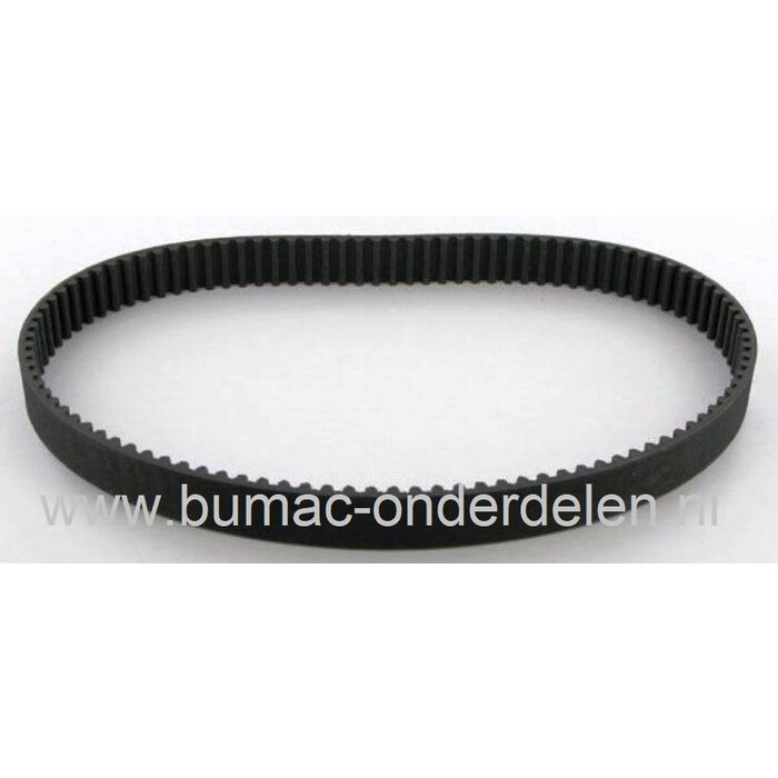 Getande Riem voor MTD VE40 Verticuteermachine, Tandriem voor Wolf, MTD VE 40 Verticuteer Machine, Ontmosser