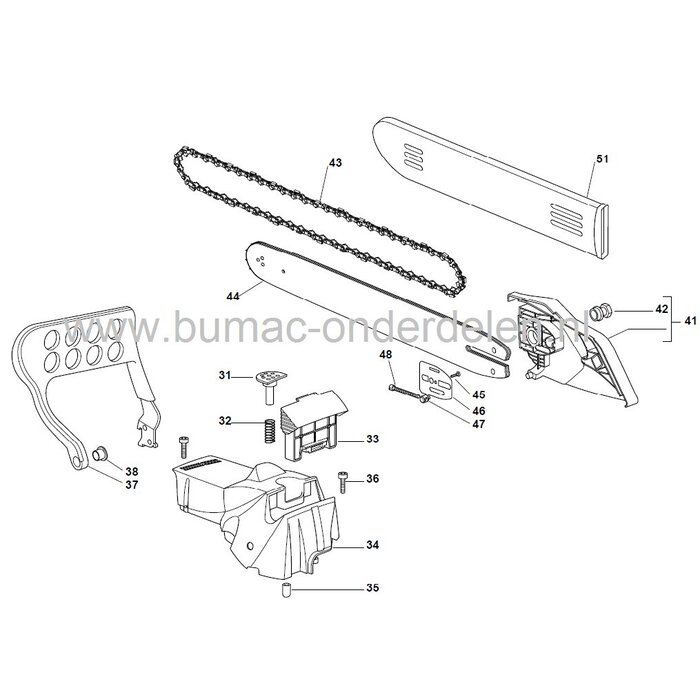 Moer M8 voor Bevestiging Zaagblad Stiga SP340 - SP352 - SP370 - SP380 - SP380Q - SP382 - SP402 - SP410 - SP422 - SP440 - SP442 - SP462 - SP472 - SP480 - SP482 - SE200Q, Castelgarden XC37 - XC38 - XC380 - XC40P, Mountfield MC3814 - MC3816 - MC382, Alpina P
