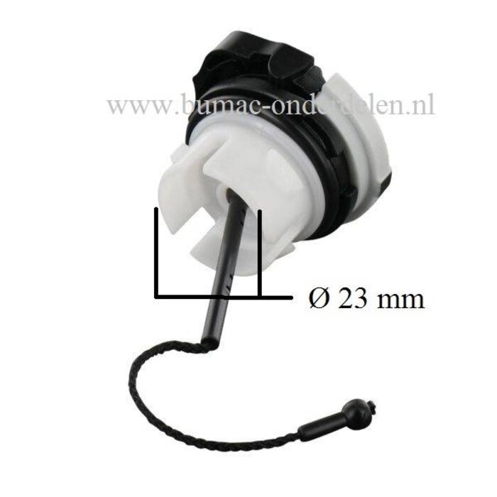 Brandstofdop en/of Oliedop voor Stihl Kettingzaag - Motorzaag - Bosmaaier - Heggenschaar -Stokzaag - Kantensnijder, Bosmaaier Stihl onderdeel Oliedop - Benzinedop