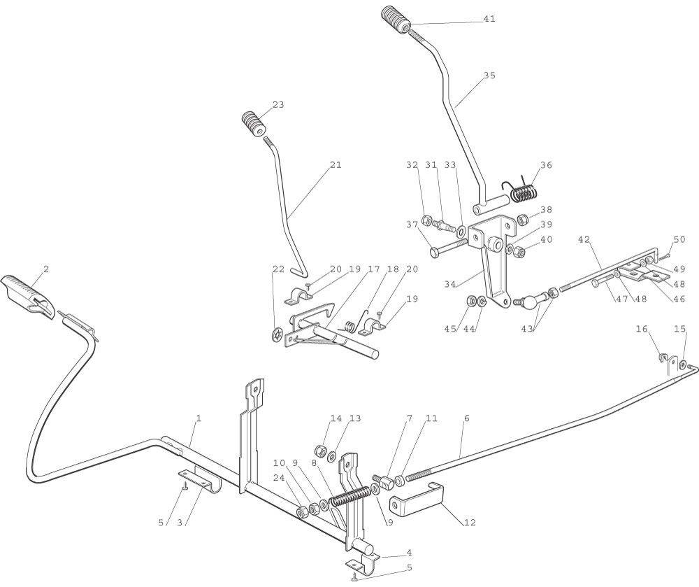 Klemplaat voor Castelgarden - Stiga - Mountfield - Alpina, Zitmaaier - Frontmaaier - Tuintrekker, Castel Garden
