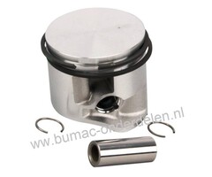 Zuiger Ø 40 mm voor Stihl MS211 Kettingzaag, Zuiger met Zuigerveren. Pistonpen en Borgclips, Zuiger voor Stihl MS 211 Motorzaag onderdeel