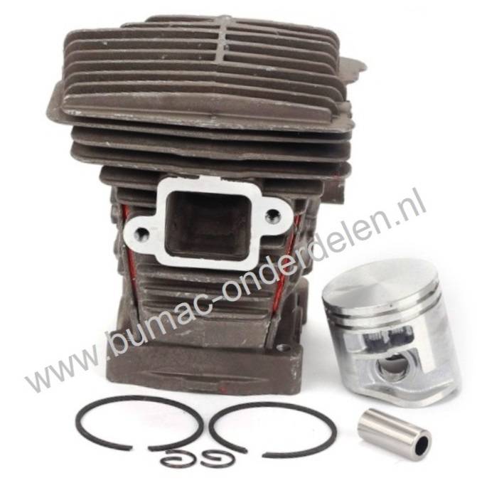 Cilinder met Zuiger set voor Stihl MS181 Kettingzaag, Cilinderset bevat Zuiger, Cilinder, Zuigerveren, Borgclipe en Pistonpen voor Stihl MS 181 Motorzaag