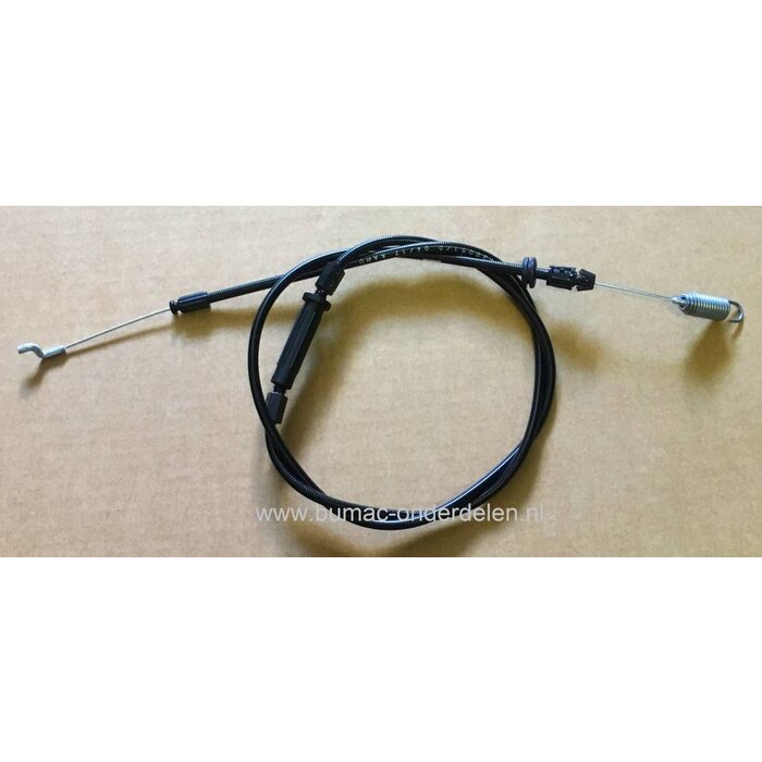 Kabel Wiel Aandrijving voor Stiga, CastelGarden, Mountfield en Alpina Grasmaaier Stiga Combi 48SQBW, 48SQBWB, 48S, 48SQB, 48SB, 53S, 53SQB, 53SB, 53SQBW Castelgarden NRL534WTR, NTL534WTR Koppelingskabel Grasmachine, Aandrijfkabel