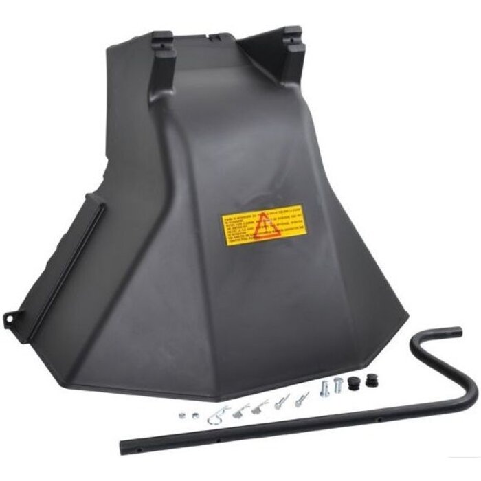 Deflector Compleet met Ophangbeugel voor Castelgarden - Stiga - Alpina - Mountfield, Zitmaaiers met een Maaibreedte van 102 en 122 Cm, Estate Royal, Tuintrekker, Castel Garden