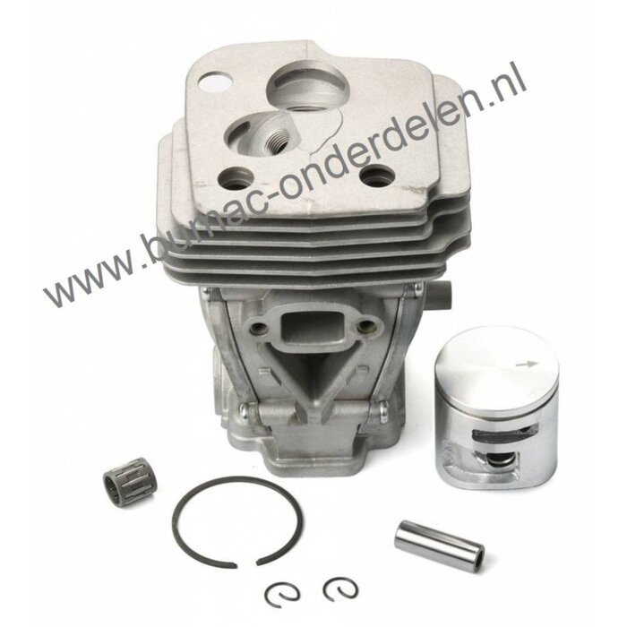 Cilinderset Ø 44 mm voor Husqvarna - Jonsered 445, 450, CS2245, CS2250 Kettingzaag, Cilinder, Zuiger, Zuigerveren, PIstonpen en Borgclips voor Husqvarna 440, 440E, 450, 450E, Jonsered CS2245, CS2250 Motorzagen