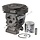 Cilinderset Ø 44 mm voor Husqvarna - Jonsered 445, 450, CS2245, CS2250 Kettingzaag, Cilinder, Zuiger, Zuigerveren, PIstonpen en Borgclips voor Husqvarna 440, 440E, 450, 450E, Jonsered CS2245, CS2250 Motorzagen