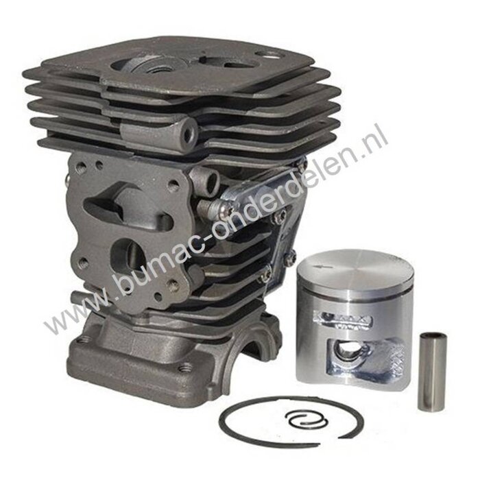 Cilinderset Ø 44 mm voor Husqvarna - Jonsered 445, 450, CS2245, CS2250 Kettingzaag, Cilinder, Zuiger, Zuigerveren, PIstonpen en Borgclips voor Husqvarna 440, 440E, 450, 450E, Jonsered CS2245, CS2250 Motorzagen