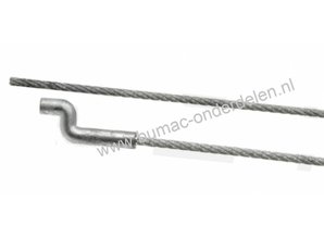 Hyakoz 2 stuks 2M universele kabelset voor motorfiets, fiets, scooter, bromfiets, quad met 9x nippels voor fiets, scooter, bromfiets, quad