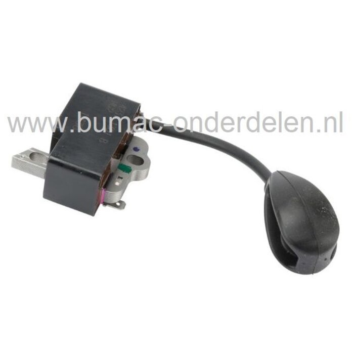 Ontstekingsspoel voor Stihl HS81 en HS86 Motorheggenschaar, STIHL Elektronische Ontsteking, Ontstekingsdelen Stihl 2-Takt machines, Onstekingsmodule voor Stihl HS81, HS81R, HS81RC, HS81T, HS86, HS86R, HS86T Benzine Heggenschaar, Snoeischaar, Bobine