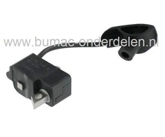 Ontsteking voor Stihl FR130, FS100, FS110, FS130, FS87, FS90, FS310, KM100, KM130, KM90, FT100, HT100; HT101, HT130, HT131, HL100, HL90, HL95 Bosmaaier Heggeschaar, Stokzaag, onderdeel