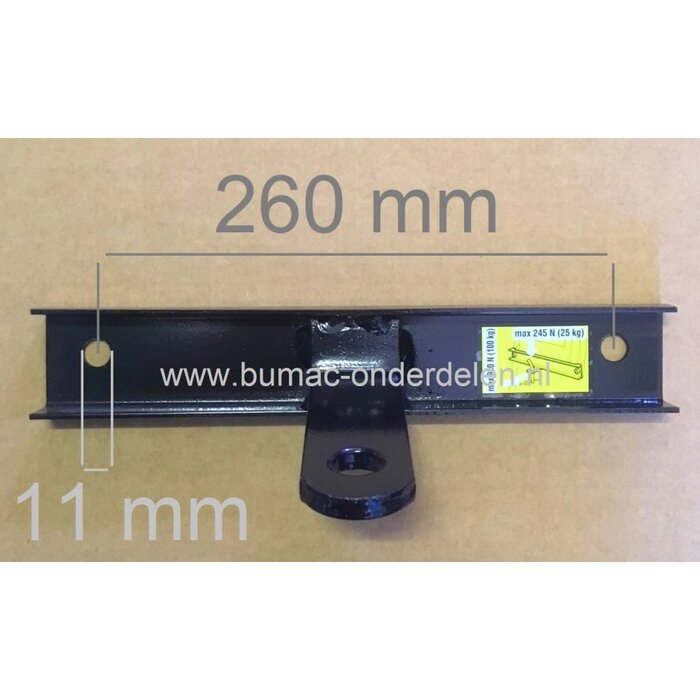 Trekhaak voor Zitmaaiers van Stiga - Castelgarden - Mountfield en Alpina Trekhaak voor Zitmaaier met 98 Cm Maaidek Stiga Estate Basic - Tornado HST, Mountfield 1438M, Castelgarden XD140 - TC98 Bouwjaar 2007-2008