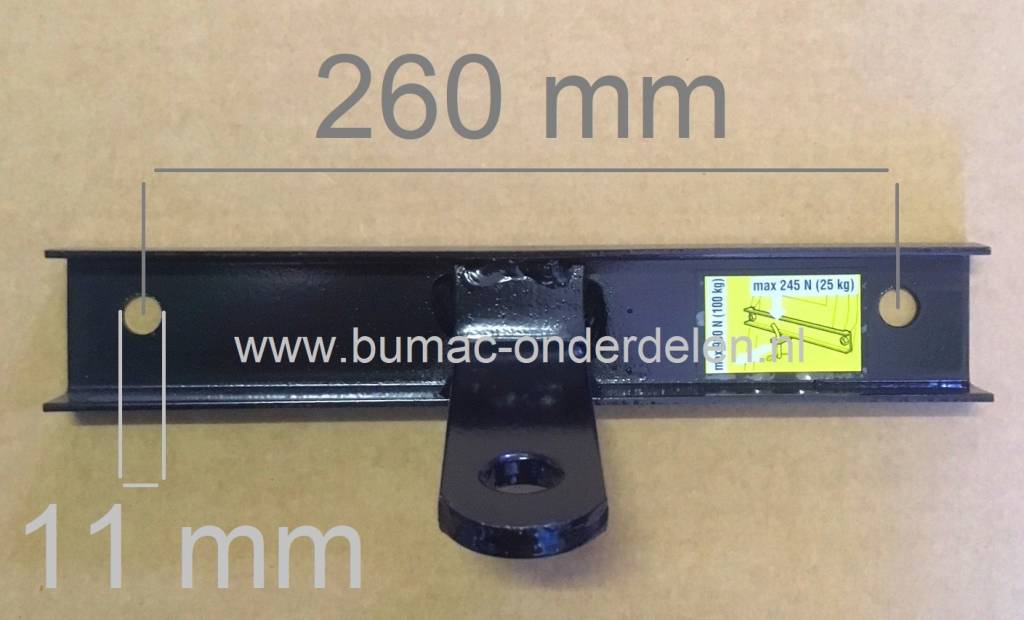 Trekhaak voor Zitmaaiers van Stiga - Castelgarden - Mountfield en Alpina Trekhaak voor Zitmaaier met 98 Cm Maaidek Stiga Estate Basic - Tornado HST, Mountfield 1438M, Castelgarden XD140 - TC98 Bouwjaar 2007-2008