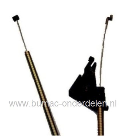 Gaskabel voor Husqvarna, Jonsered Bosmaaier, Trimmer, Strimmer, Gas Kabel 225L, 225LD, 225R, 225RD, 225RJ, 227L, 227LD, 227R, 227RD, 227RJ, 232L, 232LCAT, 232R, 232RCAT, 232RD, 232RJ, 235FR, 235R, 235RCAT, 235, RII, 240L, 240RJ, GR2026, GR2032, GR2036, GR