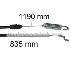 Kabel aandrijving Wielen voor Toro Super Recycler, 20036, 20037, 20038, 20039, 20781, 20783, 20784 Grasmaaier, Grasmachine, Aandrijfkabel voor inschakelen van de Achterwiel Aandrijving